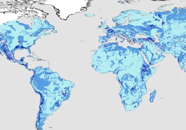 Η Γη διαθέτει 23 εκατομμύρια κυβικά χιλιόμετρα νερού κάτω από το έδαφος.